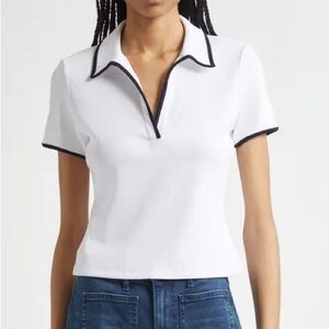 🆕 Veronica Beard Kearney Polo Tee